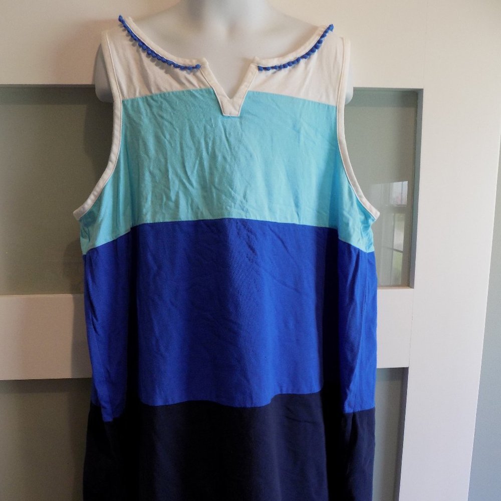Lands' End Multi-Color Tank Top Size 16+ Girl's EUC